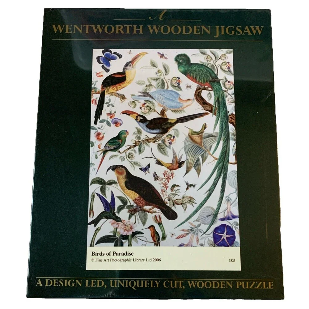 Wentworth Wooden Jigsaw Puzzle Bird’s of Paradise 500  Pieces Brand New Sealed